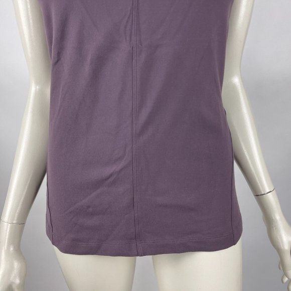 Lululemon‎ Tank Top Women 8? Round Neck Deep V Back Stretch Luon Sleeveless - Picture 6 of 8